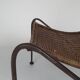 Pair of "Mombasa" rattan and steel armchairs by Pier One
