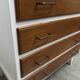 1960s chest of drawers with splayed legs and 4 drawers, refurbished