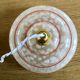 Vintage lampshade suspension and porcelain rosette