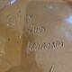 Korond pottery ceramic plate
