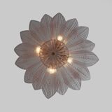 Mid-Century Modern “Margherita Rosa” Murano Glass Ceiling Light