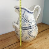 Terre de Fer toilet pitcher Minton Satsouma with two handles