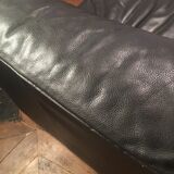 Vintage leather fireside chair