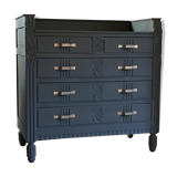 Art deco Dresser painted in Matt Black