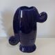 Blue face vase ceramic design 20th century Sandra Corina