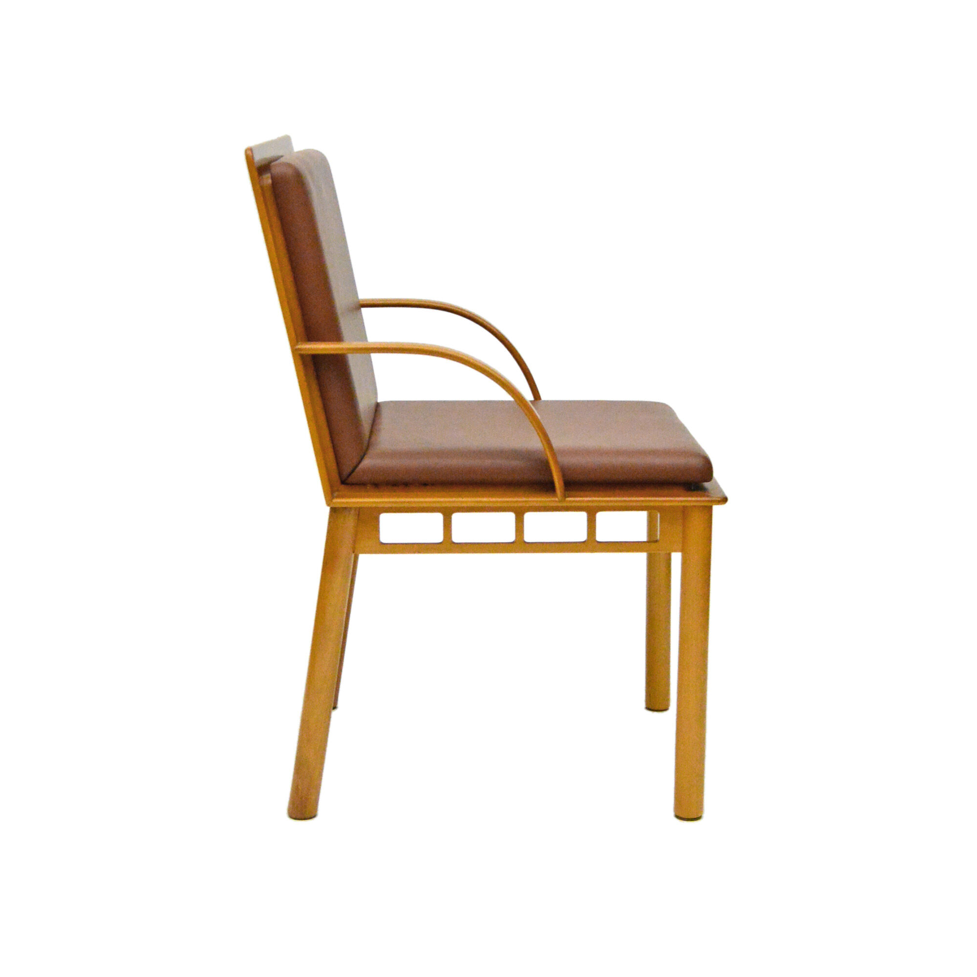 Set Of 6 chaises bridge par Ettore Sottsass pour Knoll Studio, 1988