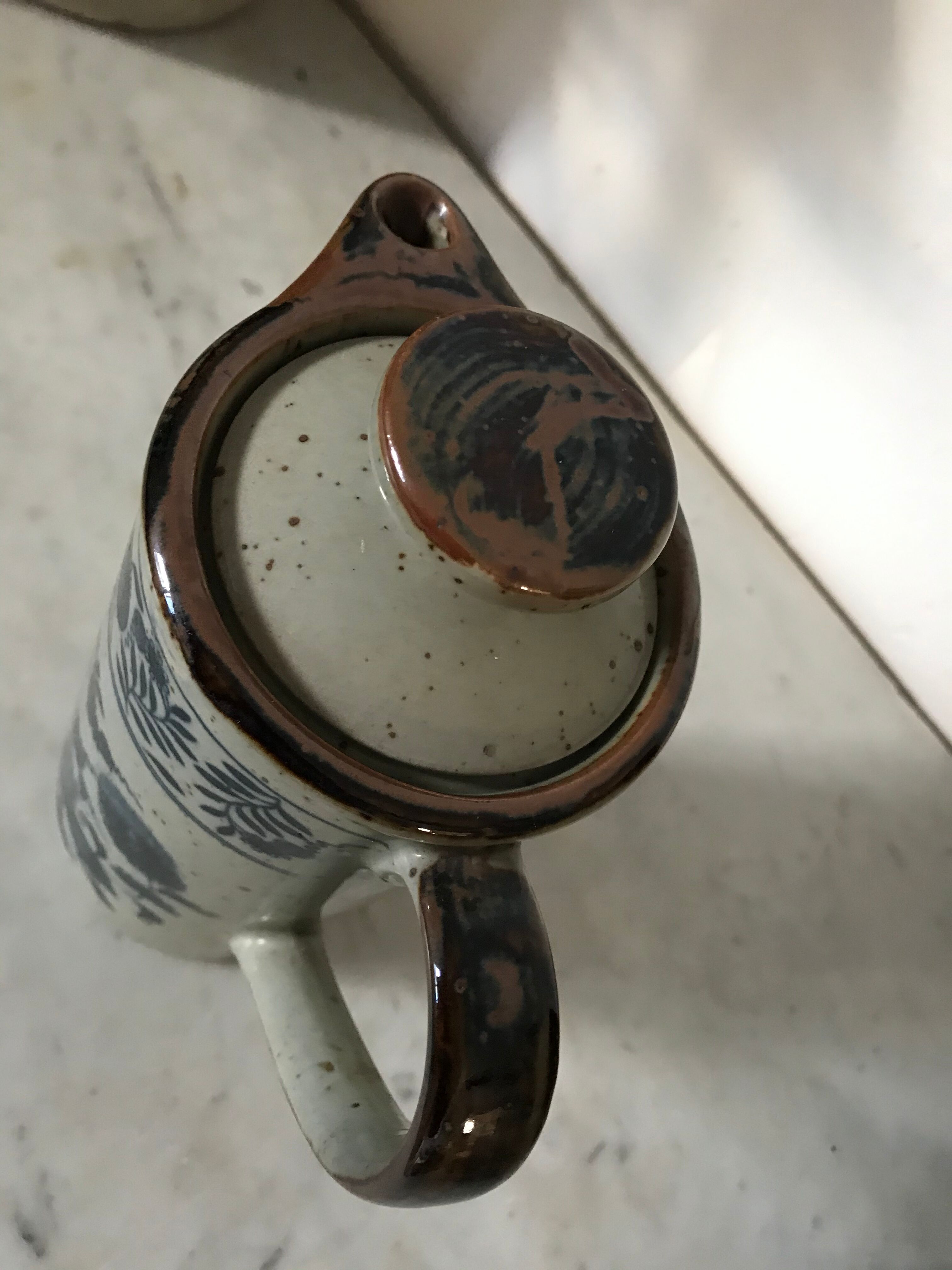 Vintage sandstone coffee maker