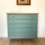 Vintage dresser, celadon green