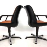 Set of two Fröscher office chairs by Burkhard Vogtherr, 1970