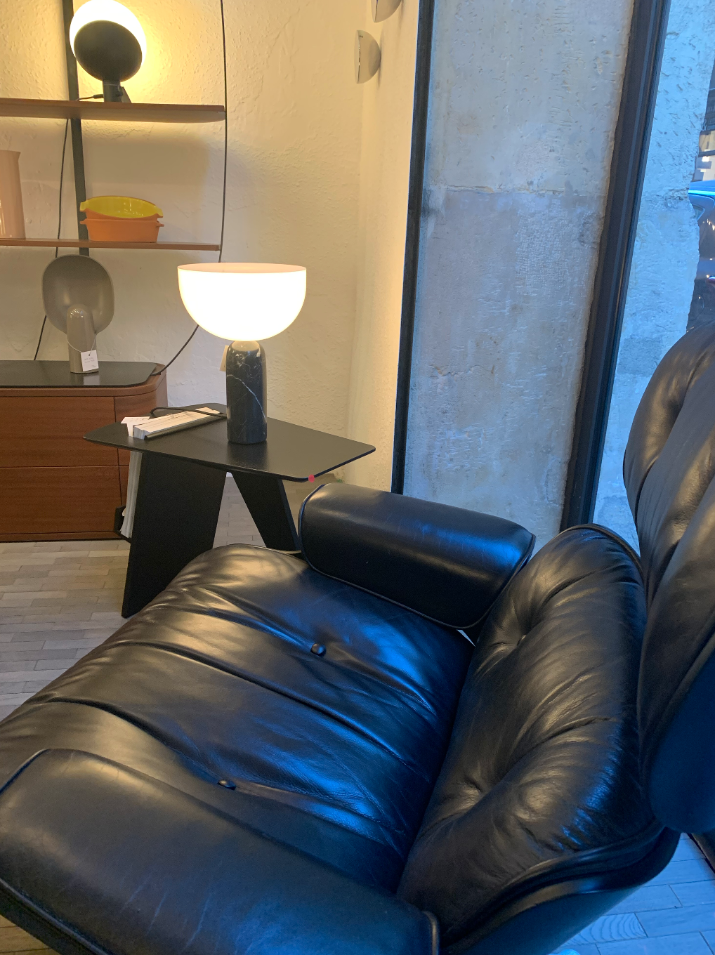 Lounge chair by Charles and Ray Eames for Mobilier International circa 70