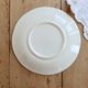 Vintage Gien plate – Ivory earthenware with romantic blue decoration
