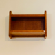 Vintage 1960s light wood wall exterior
