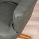 50s vintage swivel armchair in leather design anonima castelli