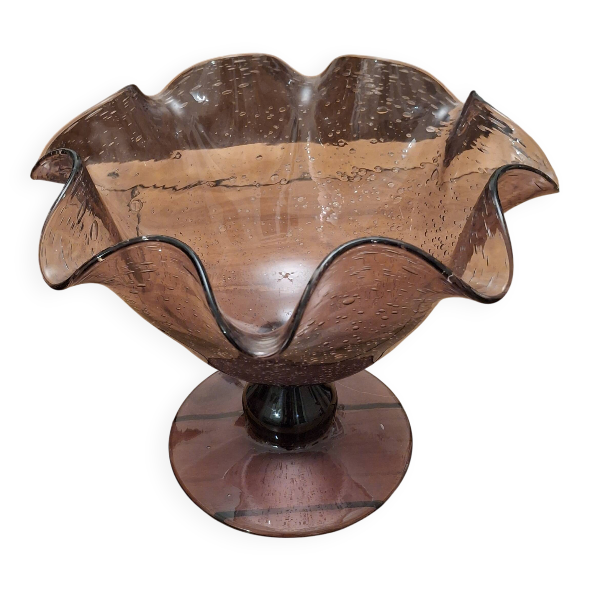 grande coupe en verre bulle