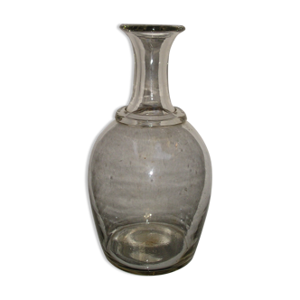 Old flange glass carafe