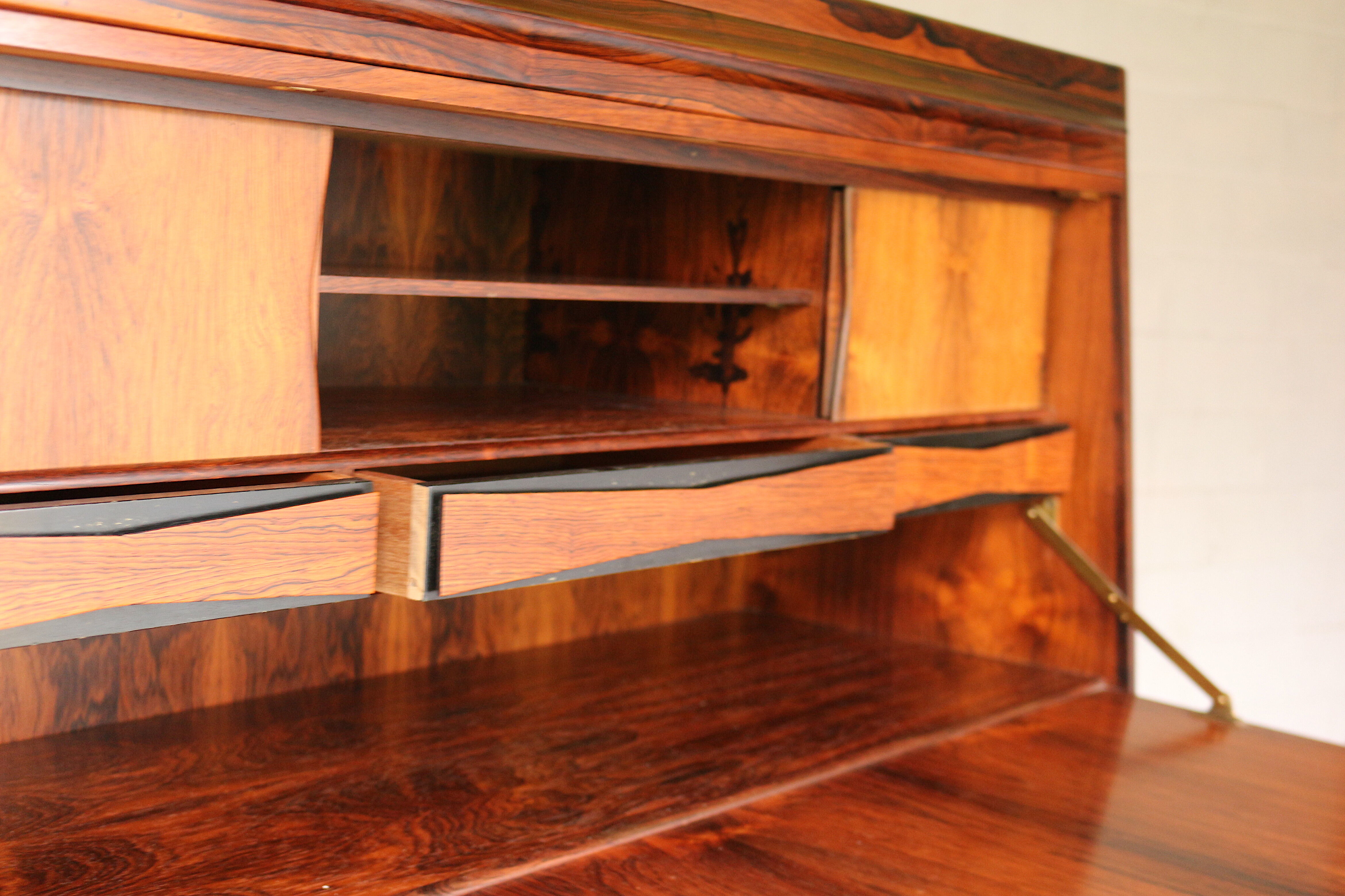 Erling Torvits rosewood secretary for Klim Møbelfabrik, 1966's