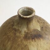 Vase soliflore en grès. signé de l'artiste suisse Edouard Chapallaz