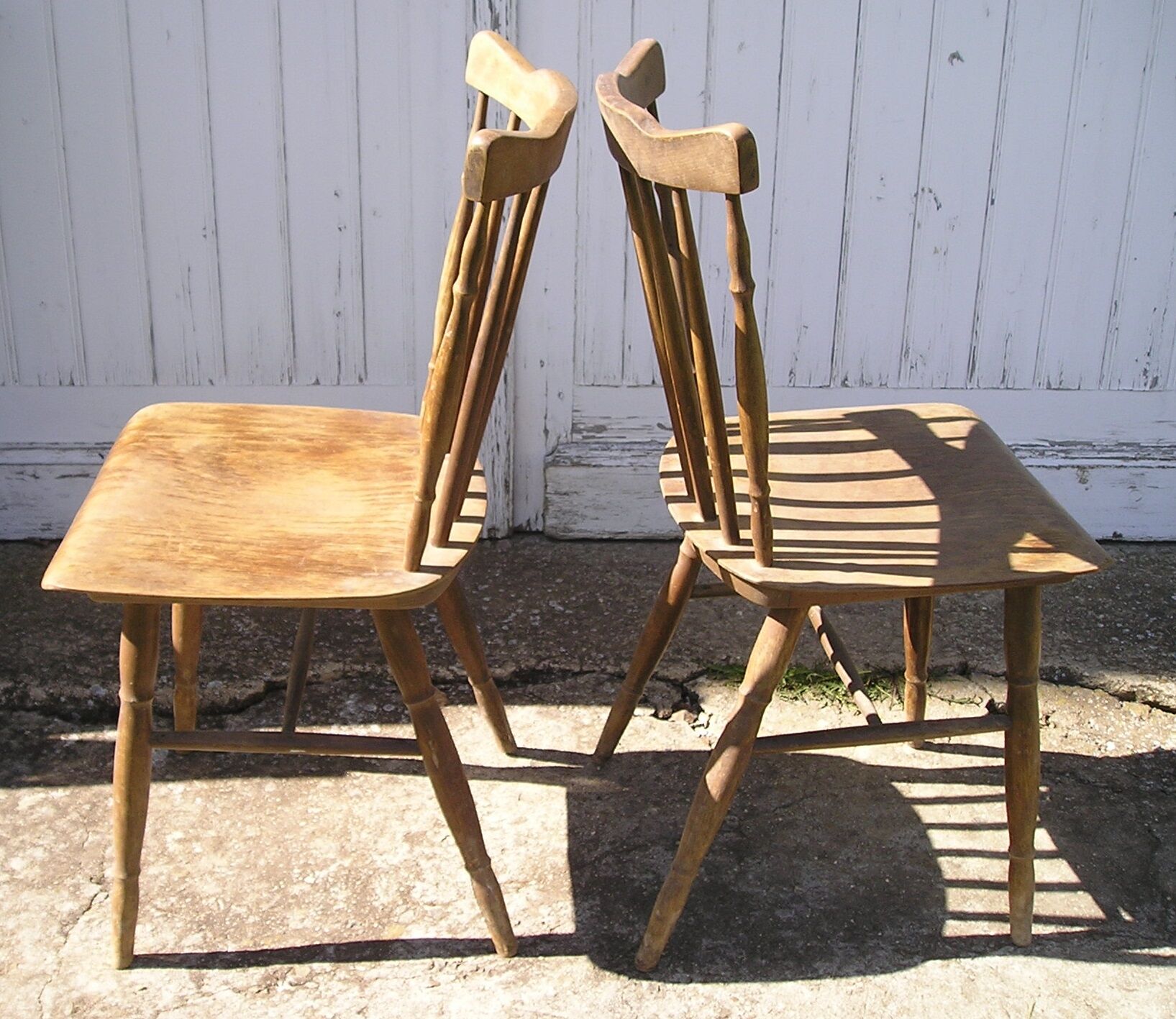 Pair of Thonet bistro chairs