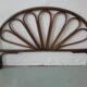 Tête de lit rotin vintage 140cm