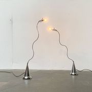 Postmodern Italian floor lamp by Andrea Bastianello for Disegnoluce, 1980s.
