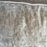 Beige velvet sofa