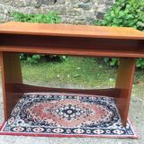 Vintage teak marine desk with 2 drawers.