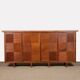 Large solid wood sideboard, modernist work from the 1950s.