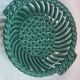 Vallauris Table basket, braids, twists and openwork