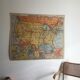 Vintage school map United States N°33 Editions Hatier by M.Peyre