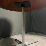 VERY RARE CANNELÉE BASE DINING TABLE BY ARNE JACOBSEN, Fritz Hansen, 1960s