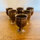 Set of 6 stoneware glasses