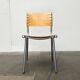 Chaise postmoderne en métal et bois par Ruud Jan Kokke pour Harvink, années 1990
