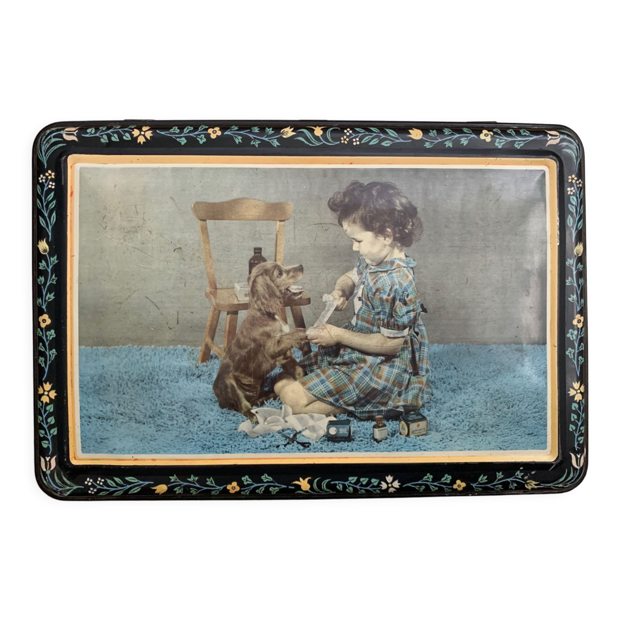 Metal box / sheet metal vintage 60's