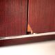 Sideboard solid wood and steel, France, cira 1970, Negroni edition