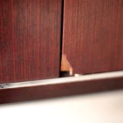 Sideboard solid wood and steel, France, cira 1970, Negroni edition