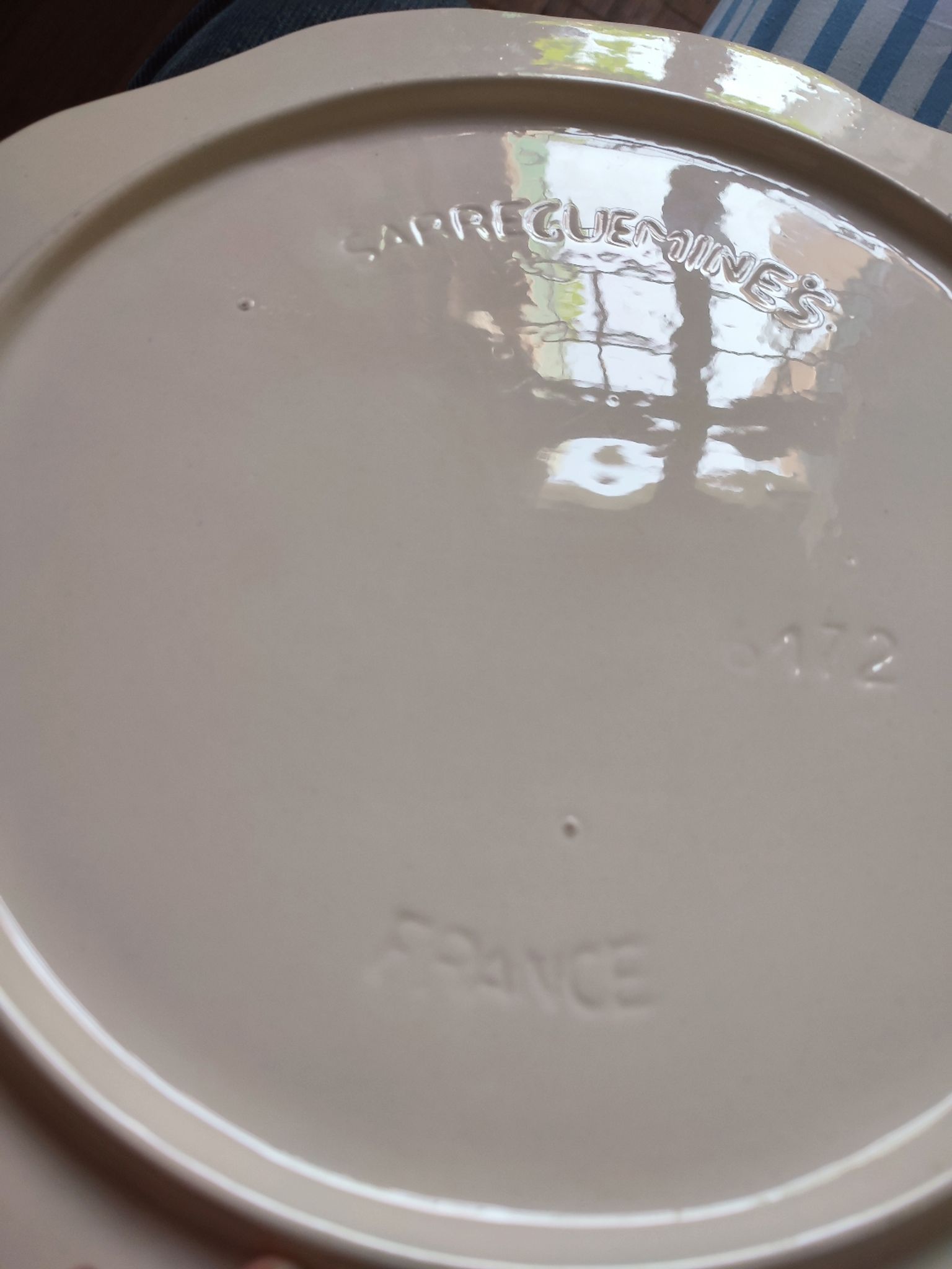 Plat à tarte, à gâteau Sarreguemines