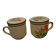 2 tea/herbal tea cups with infuser and lids