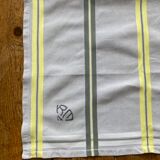 Lot of 2 tablecloths and six monogrammed towels