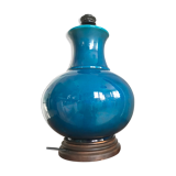 Vintage cracked ceramic lamp