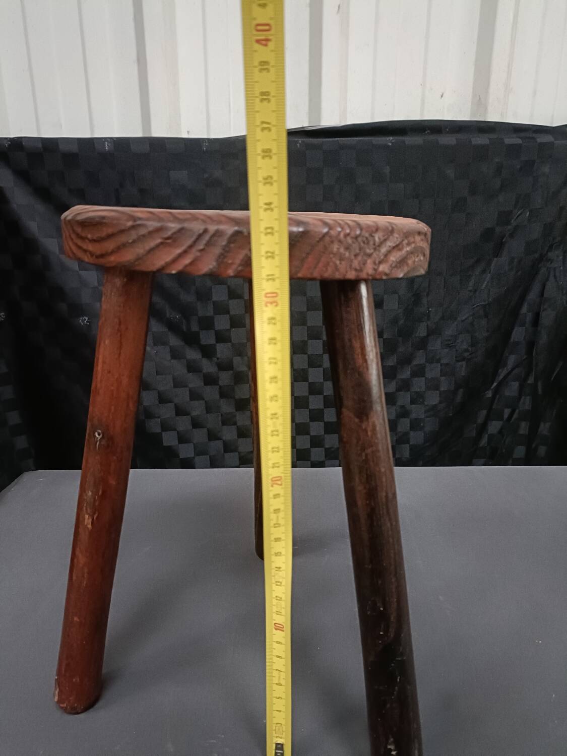 Vintage tripod stool