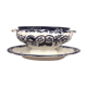 Gravy boat on plate. J. Old man. Bordeaux