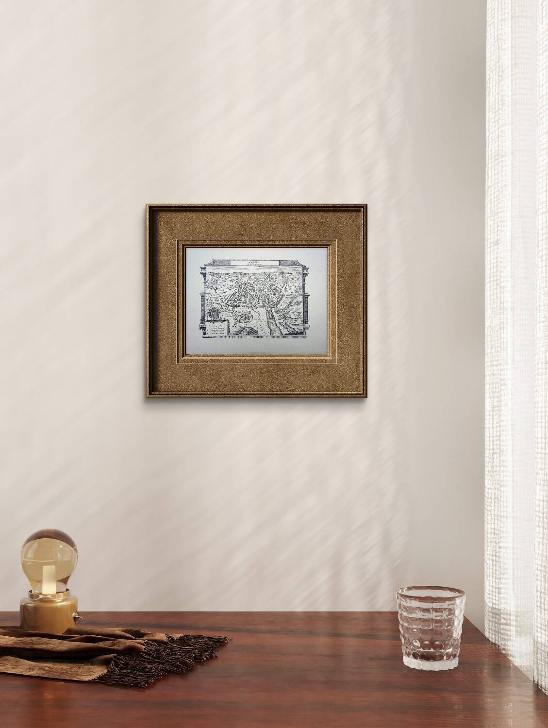 Printed in 1970, Angers, capital of Anjou.