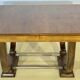 Dining room table Art Deco period in Walnut, base Lyre
