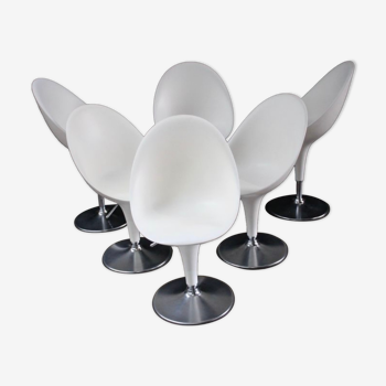 Set of 6 chairs bombo chair Giovannoni Magis