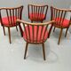 Antonín Šuman – set of chairs from the 1960s, Czechoslovakia
