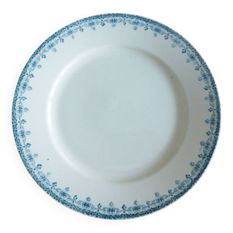 1 assiette plate HB&Cie en terre de fer 221241