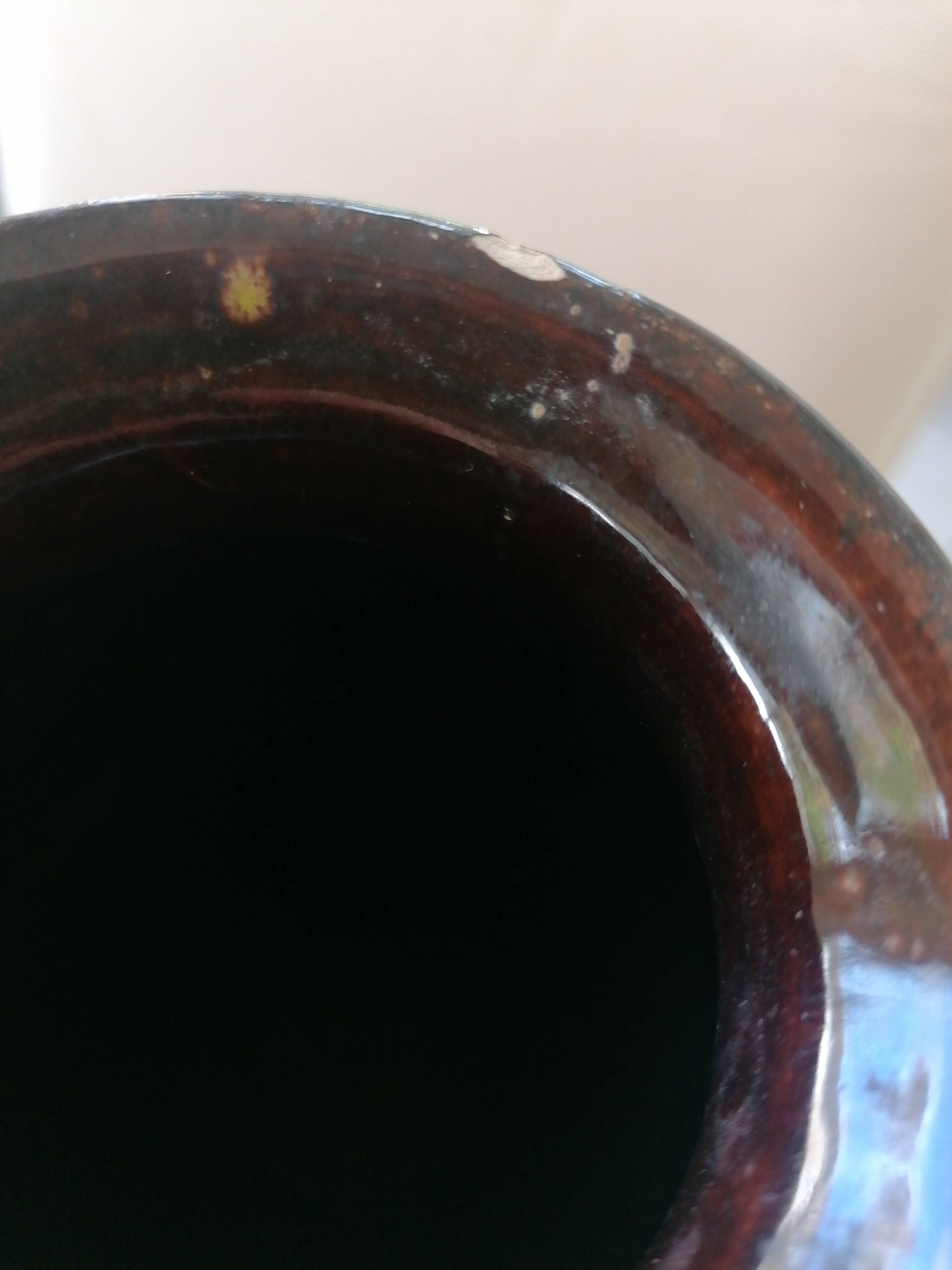 Vase W. Germany rouge