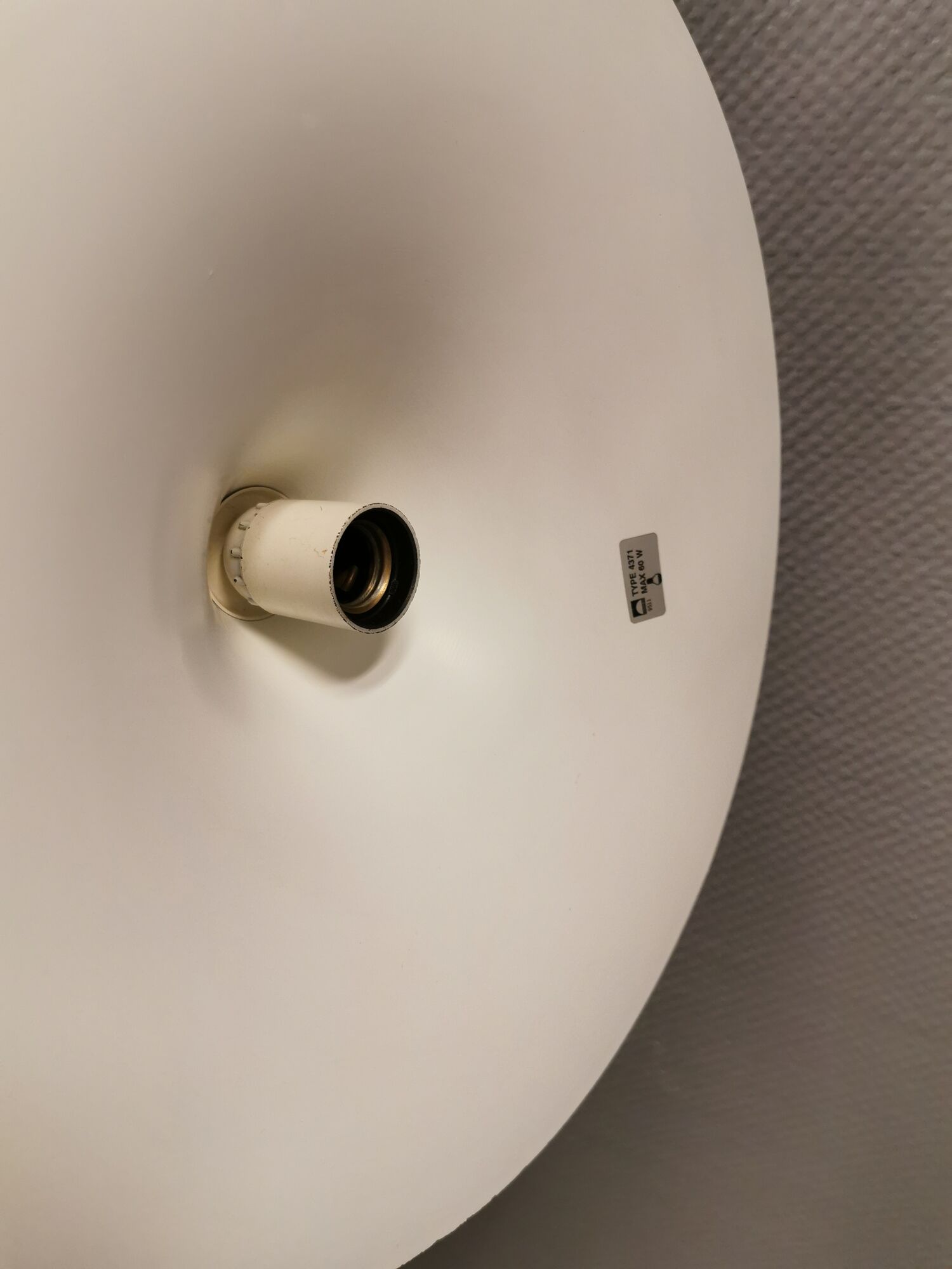 Semi hanging lamp, designed by Claus Bonderup & Torsten Thorup for Danish Fog & Mørup in 1974