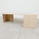 Vintage travertine coffee table, 1970s