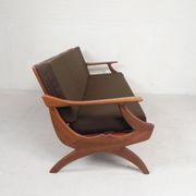 Three-seater teak sofa from De Ster Geldermalsen Gelderland, 1960s.